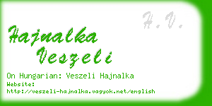 hajnalka veszeli business card